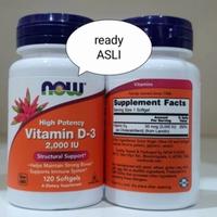 vitamin d3 2000 iu asli usa merk now