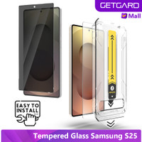 Tempered Glass for Samsung Galaxy S25 Ultra Plus Getgard Easy App Screen Protector Clear Privacy Guard Anti Spy
