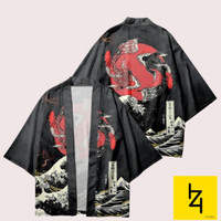 Kimono motif ikan yin yang japan japanese pria wanita cosplay xs s m l xl xxl xxxl xxxxl 2xl 3xl 4xl 3l 2l 4l