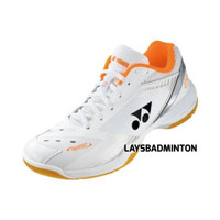 SEPATU BADMINTON YONEX SHB 65 ZE WEX WIDE SHB65Z3WEX WHITE ORANGE