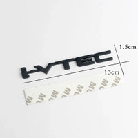 IMPORT 3D METAL BLACK CHROME RED CAR LETTER EMBLEM I VTEC STICKER FOR CAR REAR TRUNK BADGE I VTEC EMBLEM IVTEC CAR ACCESSORIES