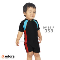 Baju Renang Diving Pendek Bayi Edora Perempuan Laki Laki BB 8-11 kg
