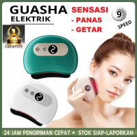 GUASHA Alat Wajah Dan Badan GUASHA ELEKTRIK SENSASI Panas Dan Getar Massage Pengencang wajah