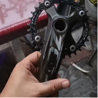 Crank single shimano zee arm 165