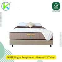 Kasur Springbed Airland New Eco T.28 cm Garansi 15 Tahun Ukuran 100x200 - Fullset Tanpa Sandaran