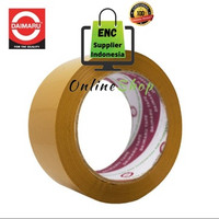 daimaru 6 buah Lakban opp 2 inch 48mm 90 yard lakban isolasi tape 2 inch isolasi tip per slop