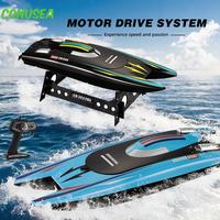 15Km/h Rc Boat Remote Control Boat 2.4 Ghz High Speed Racing Speedboat Children's Toy Model Ship Model Outdoor Water Toy for Boy