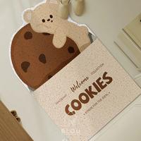 Keset Outdoor / Keset Lucu Import Mewah / Keset Motif Cookies Dan Toast