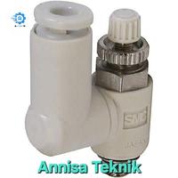 Speed controller with Indikator SMC AS2052FS-06 (∅6mm) @450.000