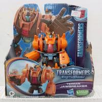 ori hasbro transformers earthspark deluxe class terran jawbreaker mainan robot anak cowok laki super deformed action figure