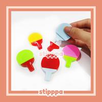 PENA BET PING PONG WARNA / PEN KARAKTER / ALAT TULIS UNIK PERLENGKAPAN