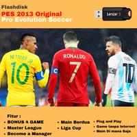 Lexar Flashdisk PES 2013 Original Pro Evolution Soccer Offline Mode Tanpa Internet Storage Otg Game Asli
