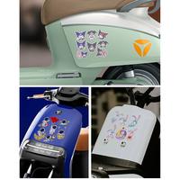 Stiker Tersembunyi Goresan Kreatif/ Stiker Reflektif Mobil Listrik/ Label Peringatan Malam