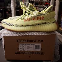 zebra yellow yeezy