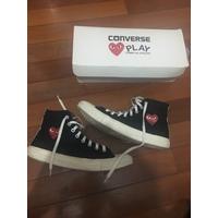 cdg converse high brown