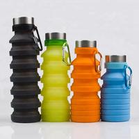MEAUOTOU Collapsible Silicone Water Bottle 18.8 oz Outdoor and Sports Food-Grade Silicone Leak Proof Water Canteen for Home Gray MEAUOTOU Collapsible Silicone Water Bottle 18.8 oz Outdoor and Sports Food-Grade Silicone Leak Proof Water Canteen for Home Gray