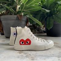 cdg converse hi top