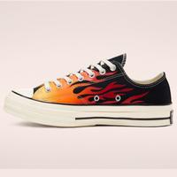 flame low top converse
