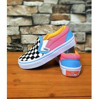 platform rainbow vans