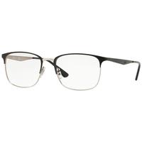 Ray-Ban Frame Square Metal RX 6421 2997 54 Black Silver