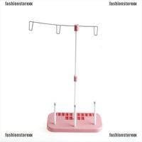 Adjustable 3 Embroidery Thread Spool Holder Stand Sew Quilting For