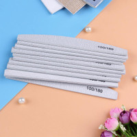 10pcs Arch Shape Nail Files Buffing Polish Pro Manicure Nail Art