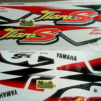 Promo striping yamaha tiara S merah biru dan hitam thailland Limited