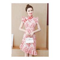 RedBerry Asym Cheongsam Dress CNY 0372 3M ACK1373