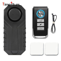 113dB Wireless Anti-Theft Vibration Motorcycle Bicycle Waterproof