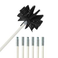 (New) 12 Feet Dryer Duct Cleaning Kit Lint Remover Brush