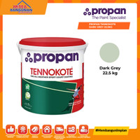 CAT LAPANGAN TEMBOK JALAN PROPAN TENNOKOTE DARK GREY 22.5KG