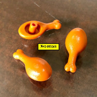 LEGO PARTS 6247204 - Turkey, Drumstick Dark Orange