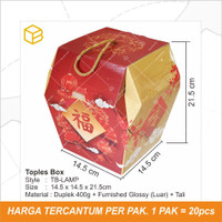 Box Toples Kue Kering Packaging Imlek Sincia CNY Hampers Kemasan Cooki