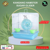 KANDANG HAMSTER 04 - Kandang Hamster Burung Sugar Glider Free Mainan