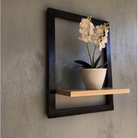 Grosir Nanhayu Siva - Rak Bunga Tempel Dinding Kayu Minimalis Bentuk