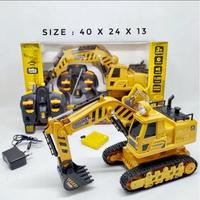 RC Excavator Asap Power Bego Mobil remot Control Alat Berat Diecast