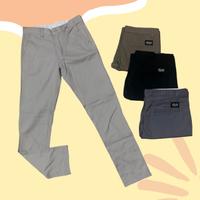 Celana Clana Panjang Jaler Kain Bahan Chino Cino Hitam Abu Cokelat