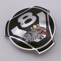 1 Buah Black Custom Griffin V8 Scania Truck Front Grill Lambang Hood
