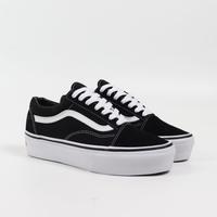 old skool platform checkered vans