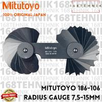 Calibro Raggio Mitutoyo 186-105 - Range 1 Mm-7 Mm, Per Misurazioni Precisi - Foto 4
