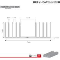 HEATSINK CM TEBAL HEATSINK SPECIAL 10 SPECIAL SPESIAL SPESIAL 20CM BGR