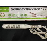 Catok rambut Fleco F-1007 2in1 untuk lurus & curly keriting