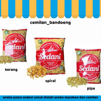 MAKARONI SEDANI SPIRAL PIPA KERANG MENTAH 1 KG EXP NOVEMBER 2023