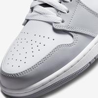 gray jordan mids