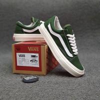 olive green and leopard vans