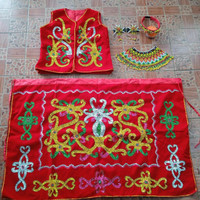 TERLARIS !!! PAKET HEMAT set baju adat dayak kalimantan ukuran dewasa