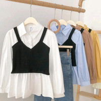 Fesha Blouse Atasan Top Muslim Fashion Remaja Muslim Wanita Terlaris