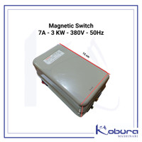 Magnetic Switch 3 Kw 7A 380V 50Hz Rajawali