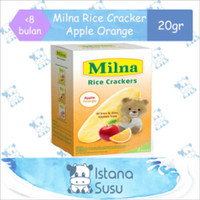 Milna Rice Cracker Apple Orange 20gr