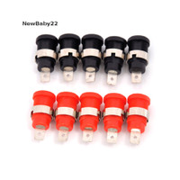 Diskon 10pcs Jack Banana Female 4mm Untuk Panel Soket Binding Post